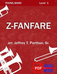 Z Fanfare Concert Band sheet music cover Thumbnail